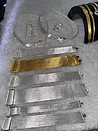 925 AYAR GÜMÜŞ HASIR TAKIMI